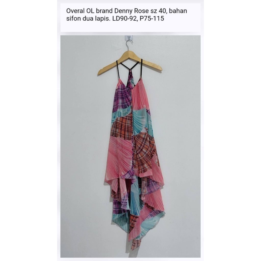Preloved Second Overall Dress pantai