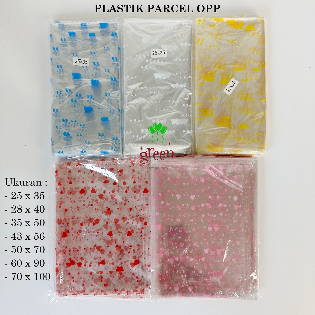 Plastik parcel opp parcel plastik boneka plastik kado plastik snack plastik souvenir