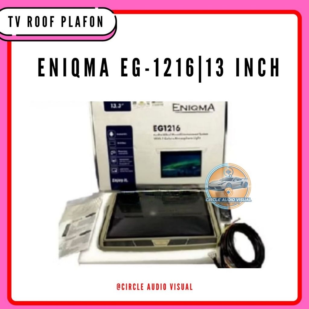 TV PLAFON ANDROID 13 INCH ENIQMA EG-1216/ROOF MONITOR ANDROID ENIQMA