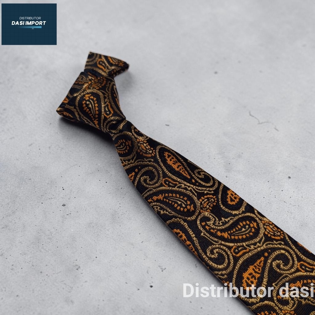Dasi Panjang Pria Motif Batik Maroon Dasi Kantor Dasi Seragam Batik Pria Wanita