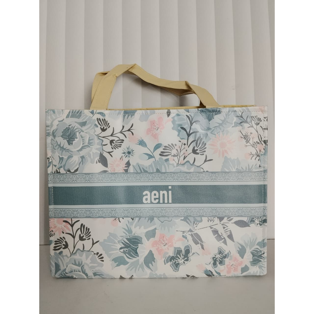 Tas Wanita Jinjing Sierra Oscar Bag Gold Tali Tenteng Bahan Oscar/Kulit Size L Cetak Nama (aeni)