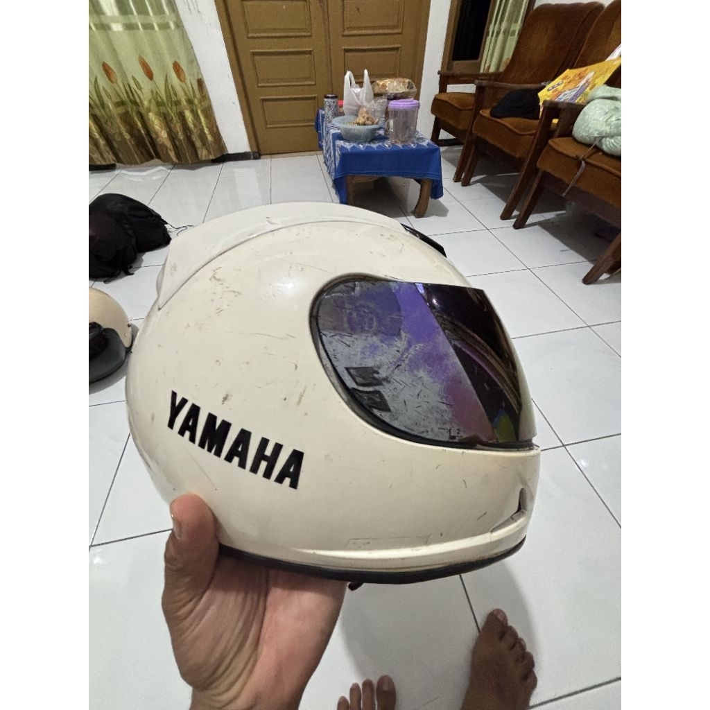 HELM R15 YAMAHA ORIGINAL FULL FACE BEKAS LAYAK PAKE BANGET