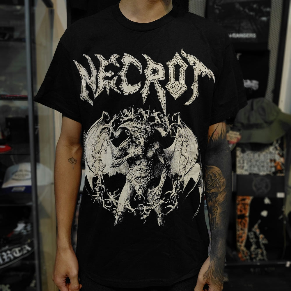 T Shirt Band Official NECROT - LIFELESS BIRTH  Black ( Import )
