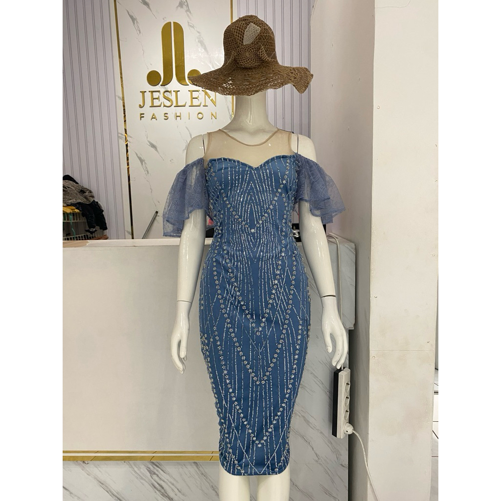 JESLEN - Dress Singer baju pesta penyanyi baju nyanyi wedding singer gaun pendek gaun panjang syahri