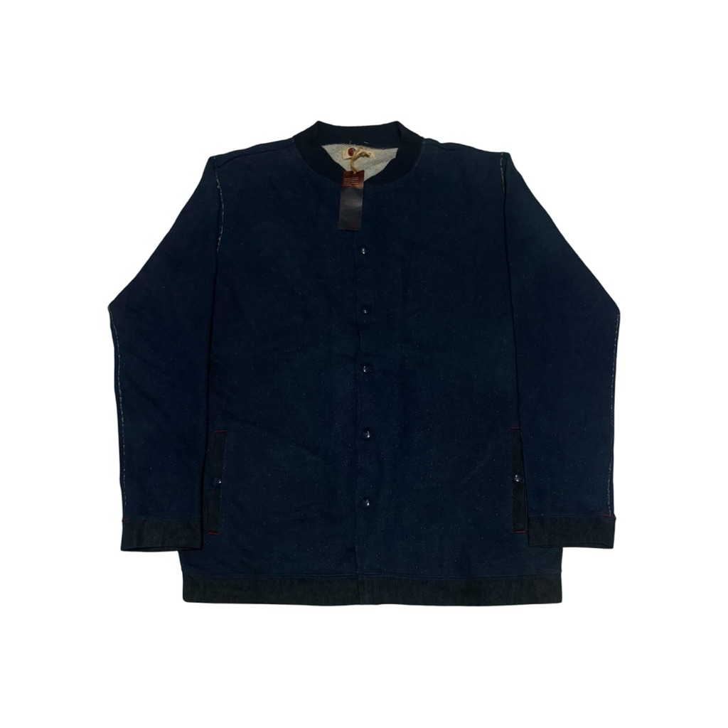 Eternal indigo blue varsity jacket