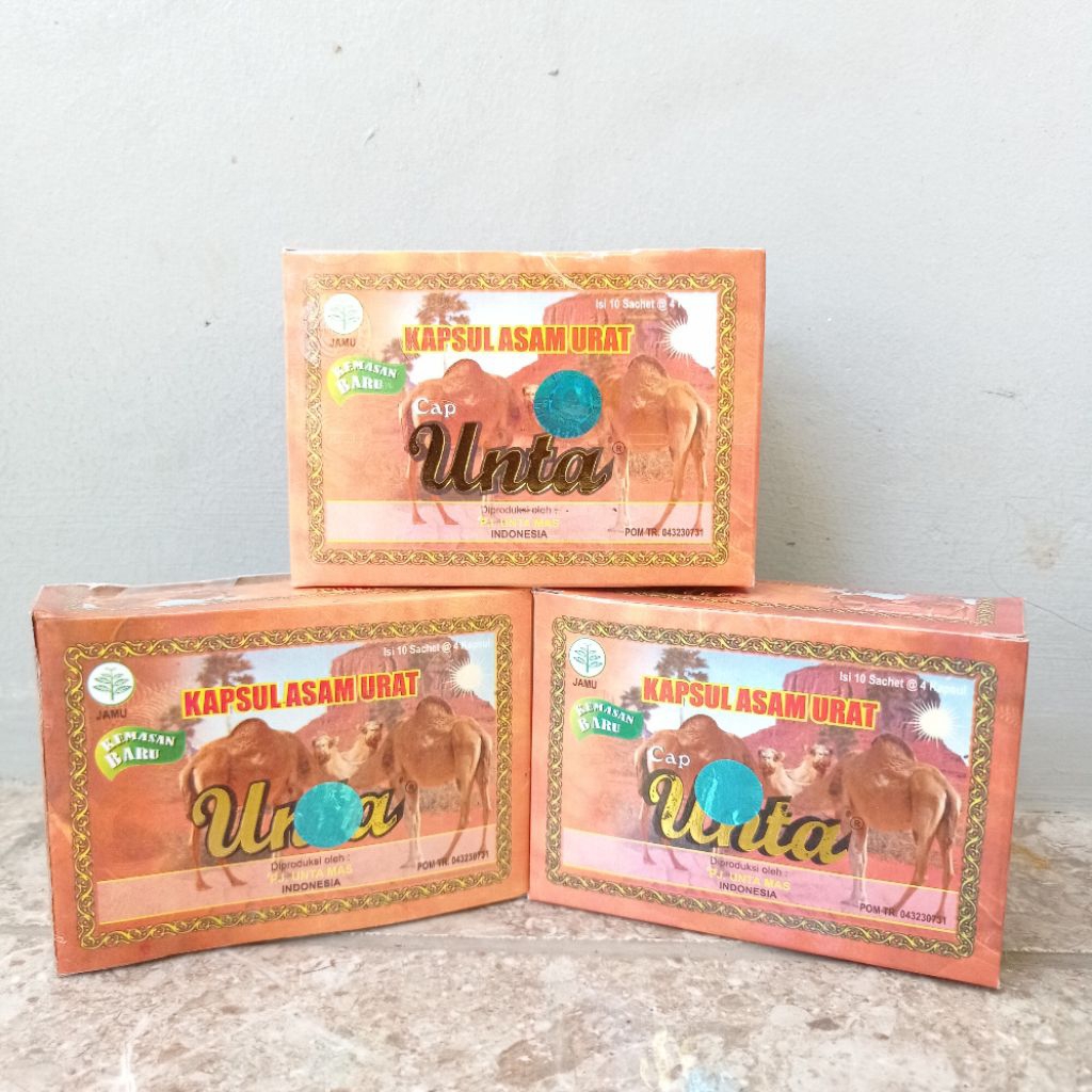 Kapsul asam urat cap unta 100% original