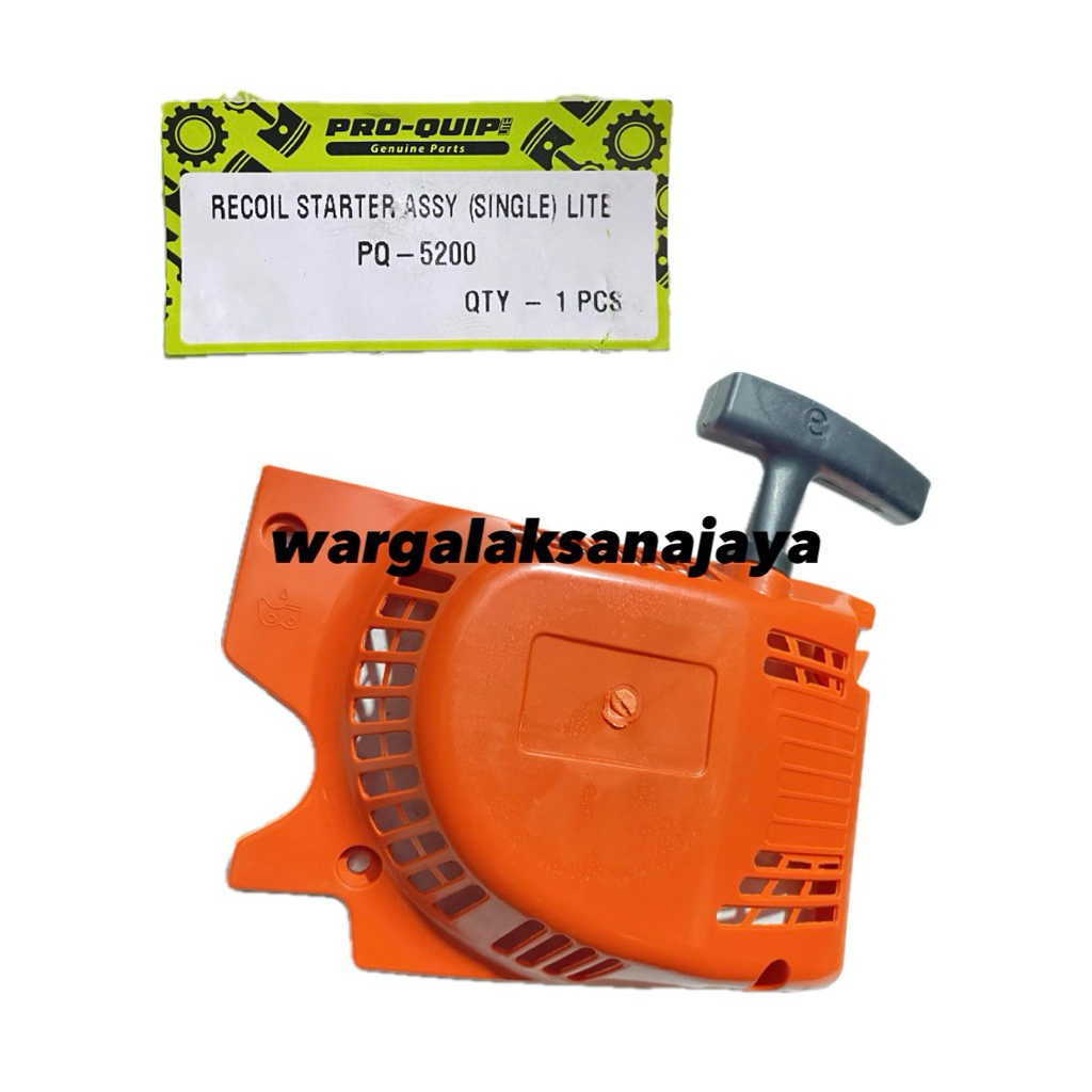 5200 5800 Recoil Starter Assy Single Per Tarikan Selahan Komplit Mesin Gergaji Chainsaw Senso Mini S