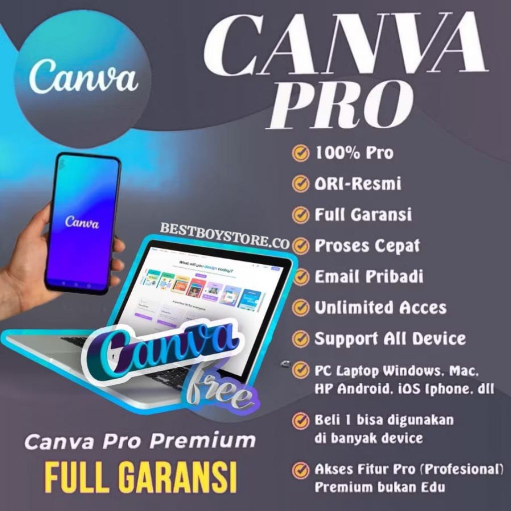 CANVA PRO PREMIUM TEMPLATE 300.000++