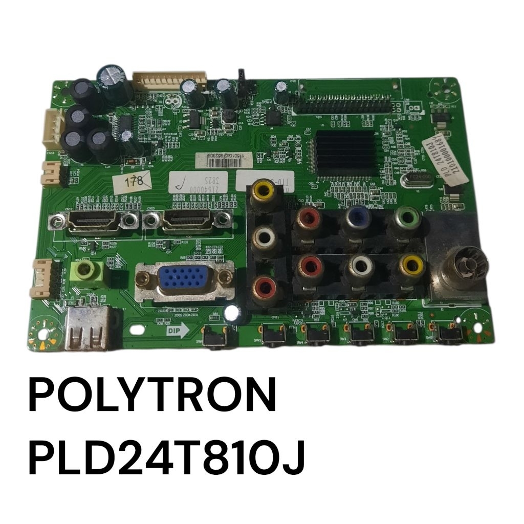MB TV LED POLYTRON PLD24T810J MAINBOARD MESIN TV LED POLYTRON