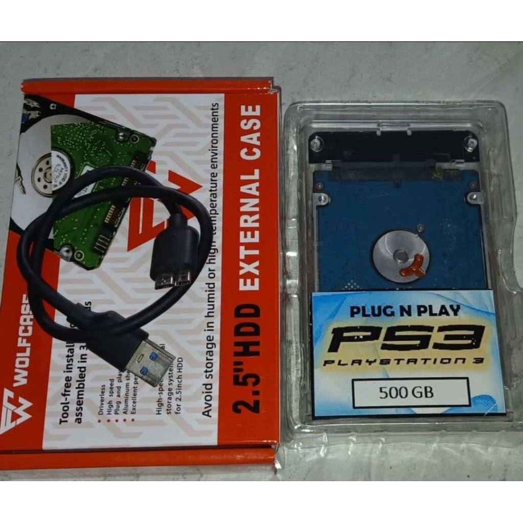 HARDISK GAME PS3 EXTERNAL 500GB