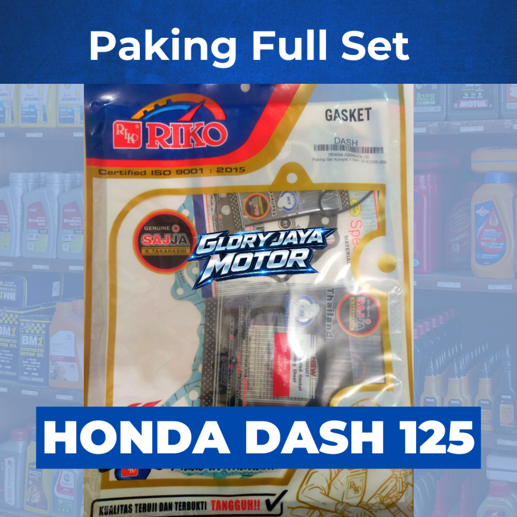 PAKING GASKET FULL SET KOMPLIT HONDA NOVA DASH 125/ LS125 ORI RIKO