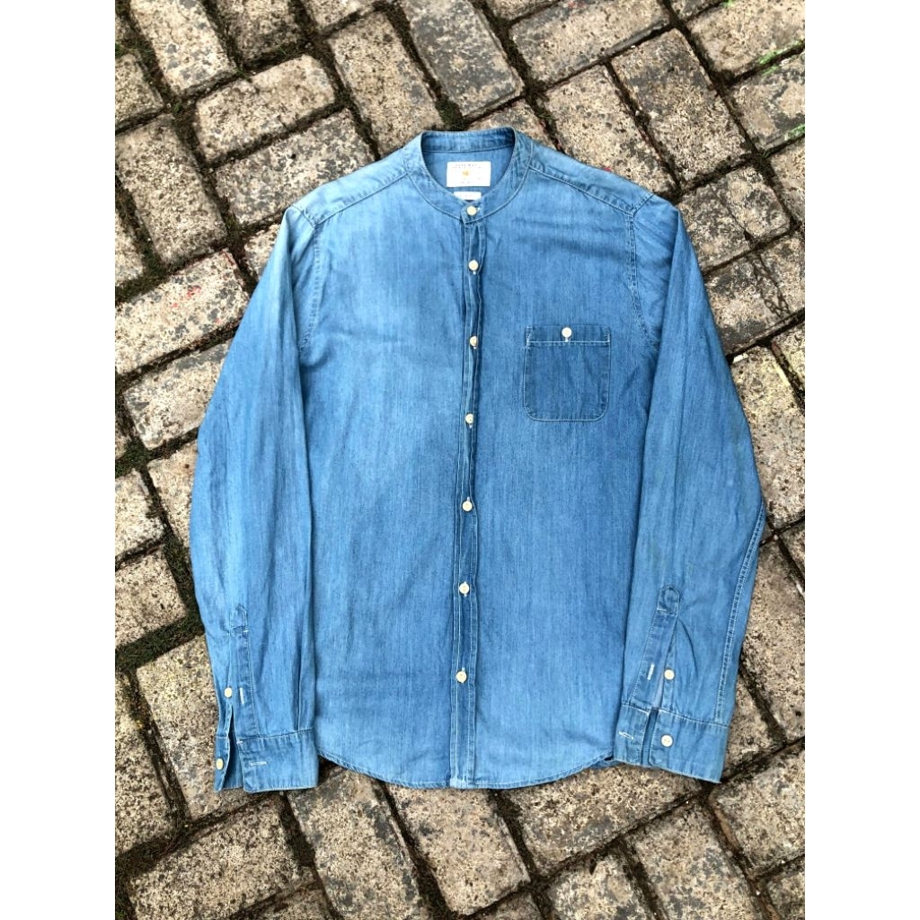 Zara Man Denim Shirt Casual Shirt