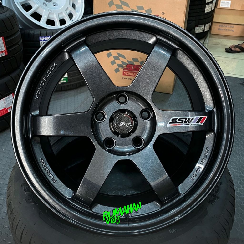 velg TE37 SSW ORIGINAL THAILAND r17 lebar 8 pcd 5X114,3 et 35 mobil ring 17 pnp mobil r17 reborn ven