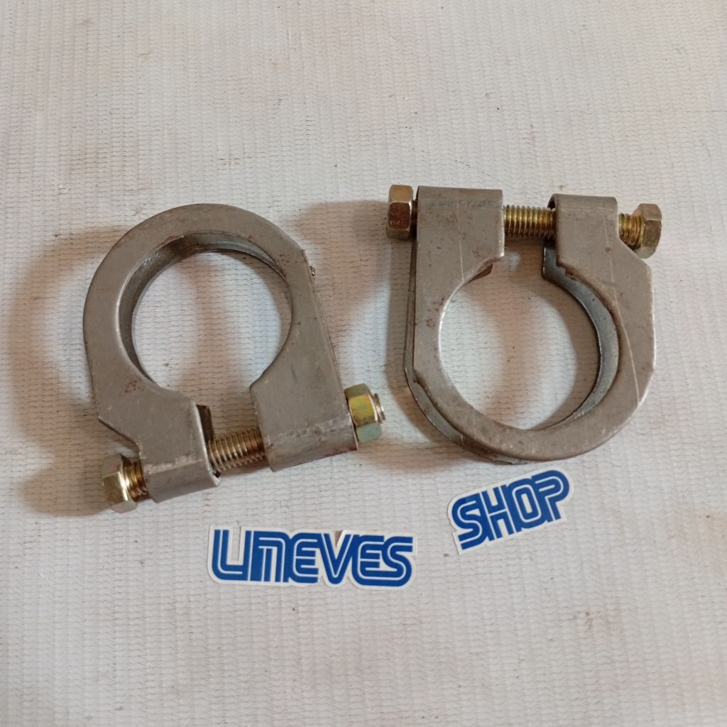 Klem Leher Knalpot Model Bigbox Polini Standar Vespa