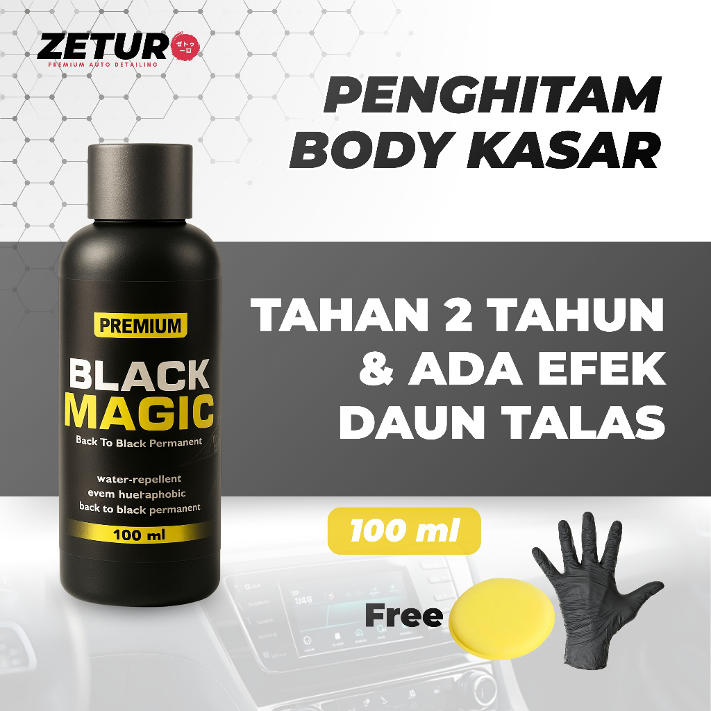 Penghitam Body Motor Permanen Terbaik | Penghitam Body Motor Kasar Permanen 100% Original