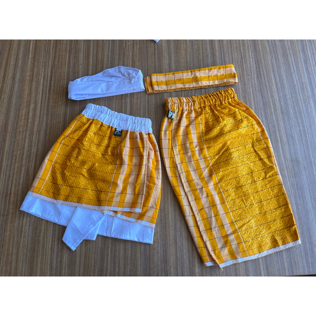 kamen jadi anak endek cepuk kuning