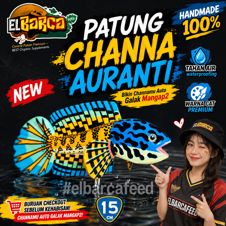 PATUNG CHANNA / REPLIKA CHANNA AURANTI model Flaring Mangap-mangap  (HANDMADE LIMITED)