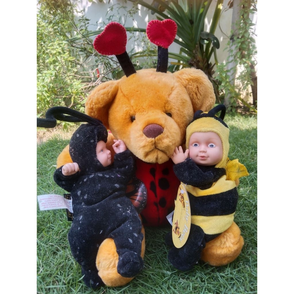 boneka serangga set (kepik,bee,kuou)