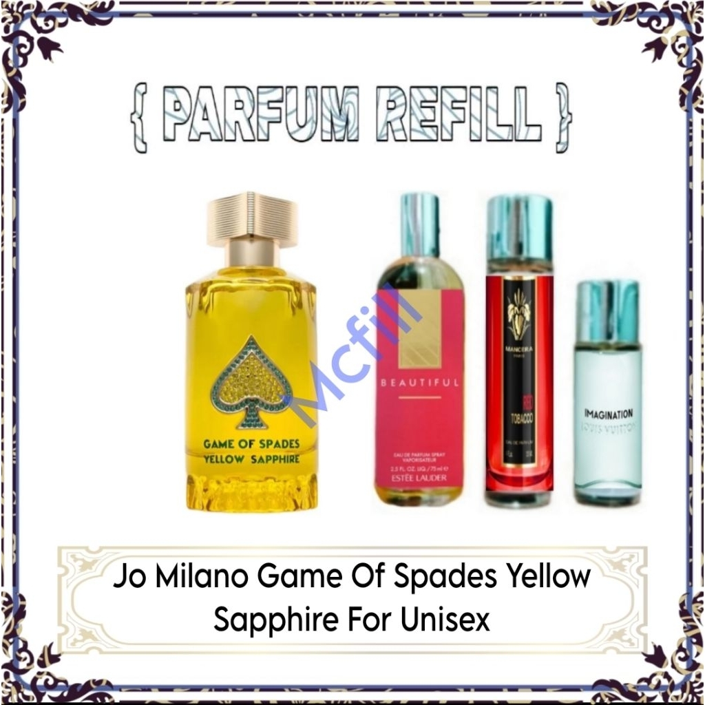 Parfum Refill Jo Milano G of S Yellow Sapphire For Unisex