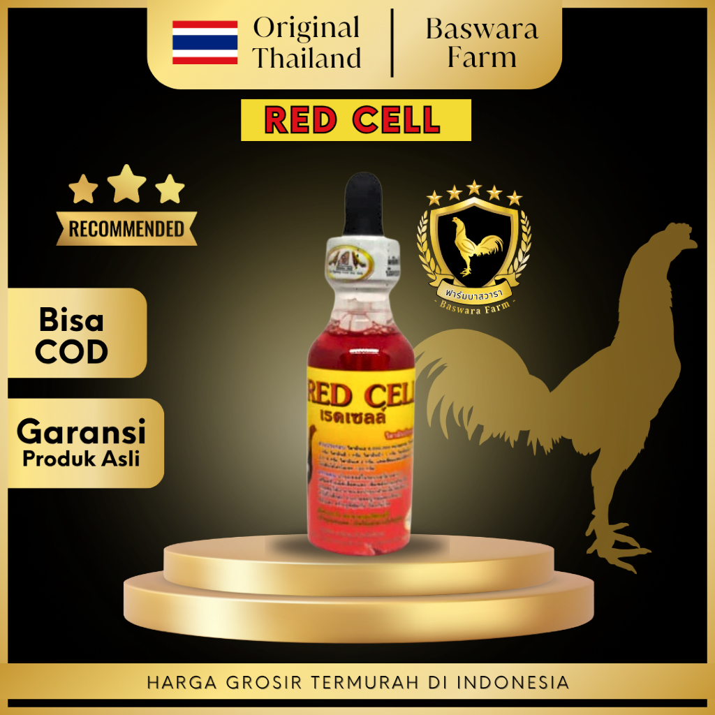 Red Cell Original Impor Thailand Doping & Vitamin Ayam Juara