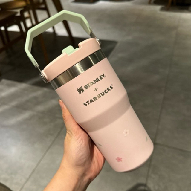 [NEW EXCLUSIVE] Tumbler Starbucks X STANLEY Sakura Pink Matcha Spring 2026 Edition 20oz Original Sta