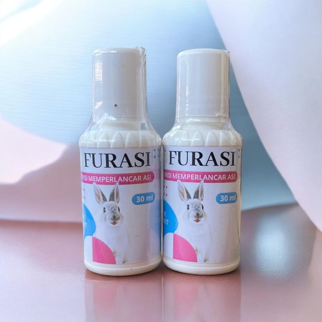 FURASI KELINCI 30 ml KEMASAN BARU Asivit kelinci 30ml vitamin pemelancar asi pada kelinci