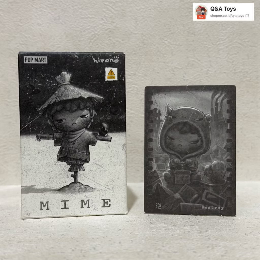 [READY STOK] Hirono Mime Series Patience Destroy Devilry Poem Unspoken Figure Pop Mart