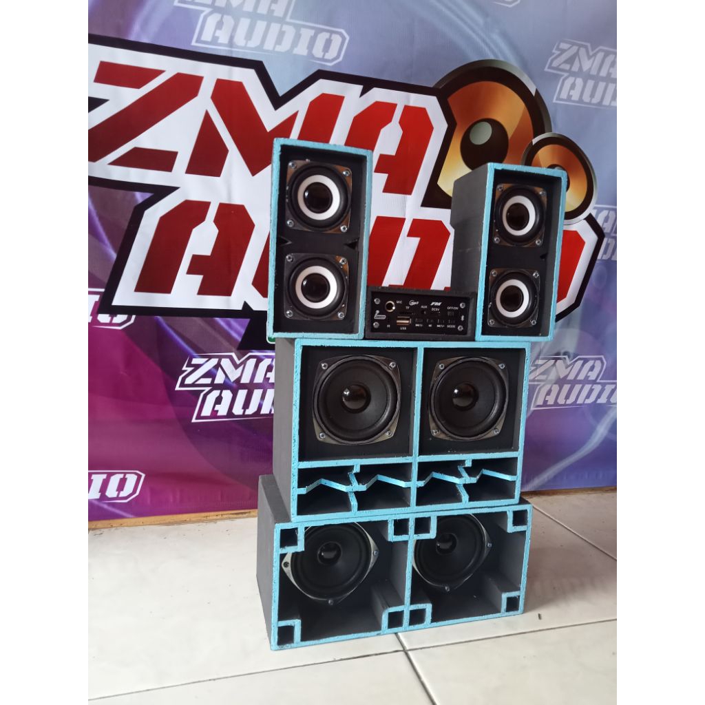 Paket Miniatur Sound System Karaoke type Box PLANAR & box CBS