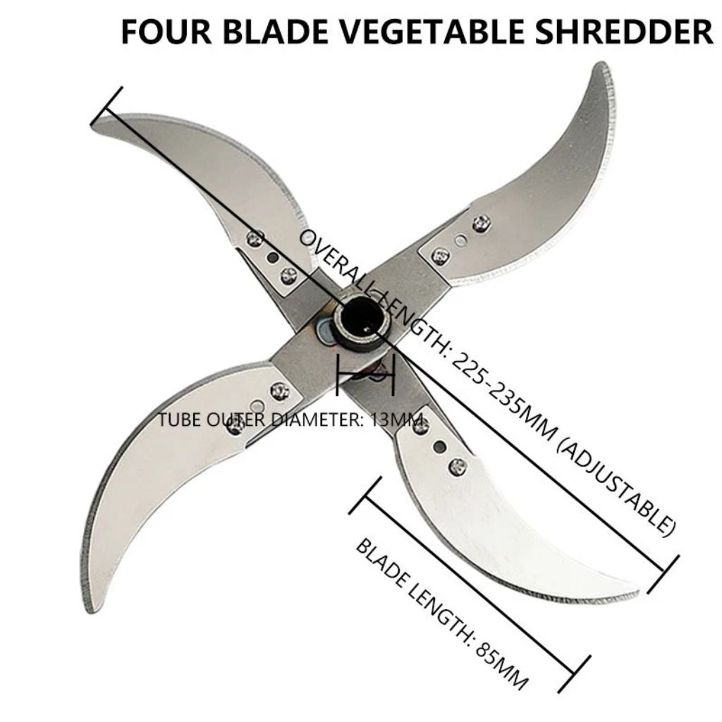 MATA PISAU CHOPPER SPIRAL HSS STAINLESS | PISAU PENCACAH RUMPUT & SAYURAN PAKAN TERNAK