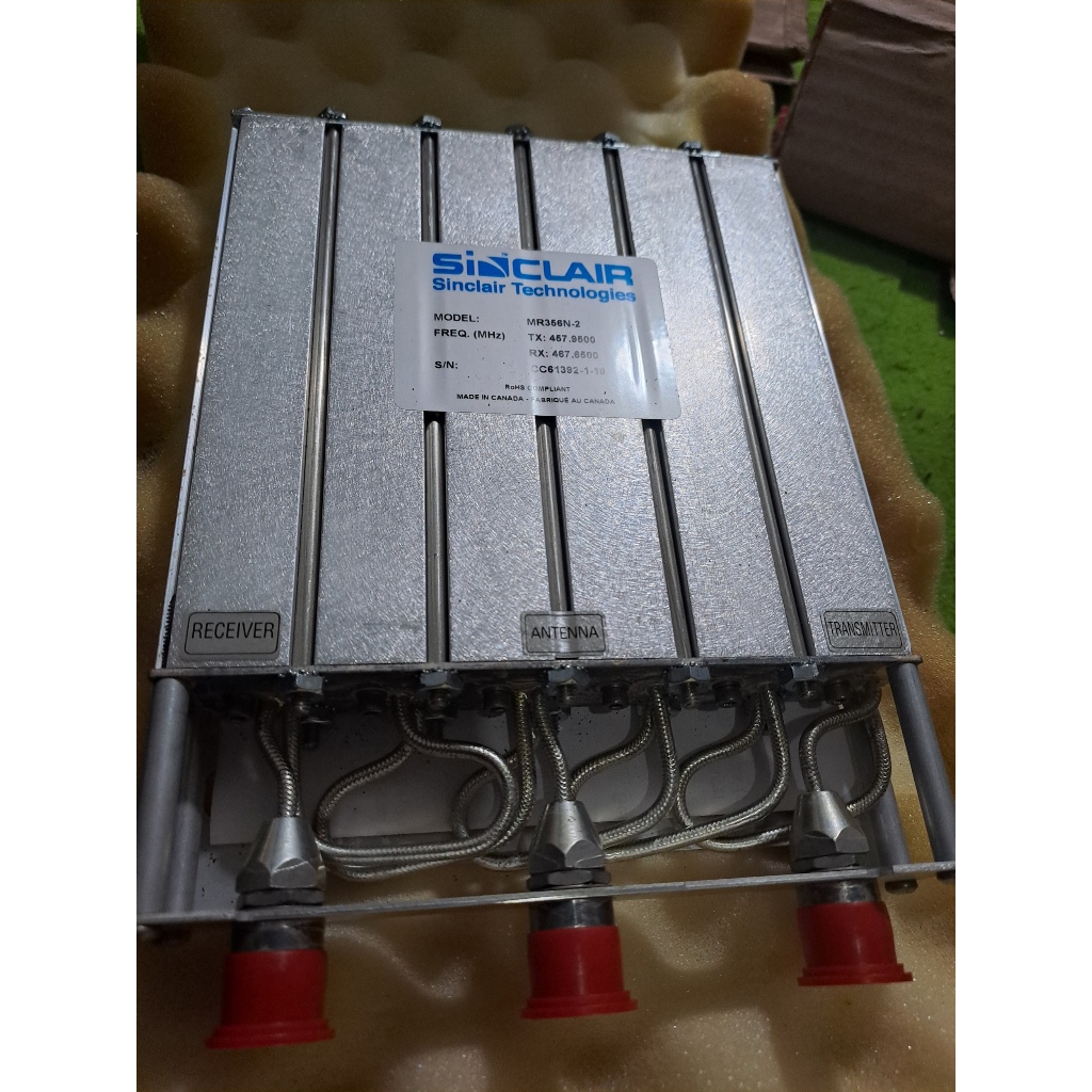 DUPLEXER SINCLAIR UHF KONDISI BARU  ANTENA DUPLEXER  MADE IN CANADA  SINCLAIRBUAT REPEATER RADIO KOM