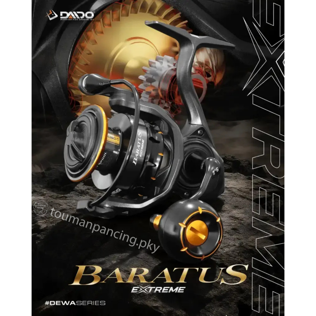 Touman Pancing Daido Baratus Extreme Reel Spinning Saltwater 7+1 BB Power Handle 4000PSSW 6000PSSW