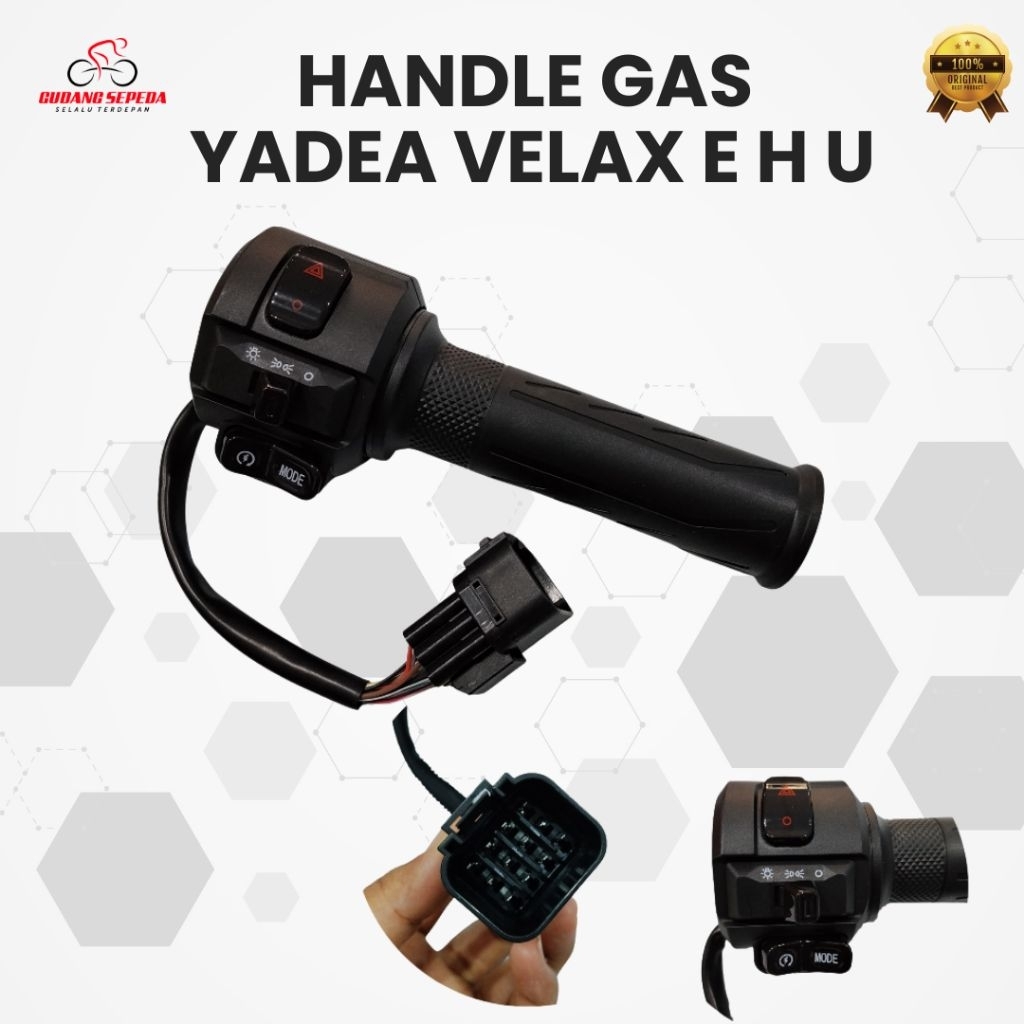 Handel Gas Yadea Velax E H U Throttle Handle Motor Listrik