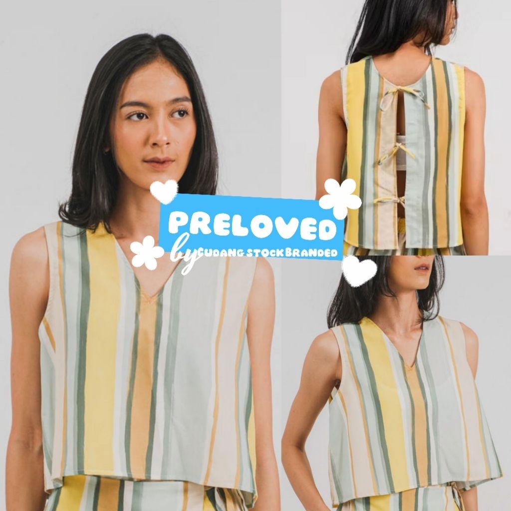 Reversible Top Atasan Wanita by Kyrra Preloved