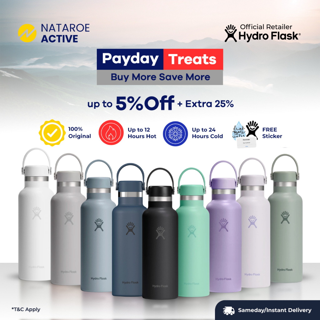 Hydro Flask Tumbler 18oz - 24oz Standard Mouth with Flex Cap