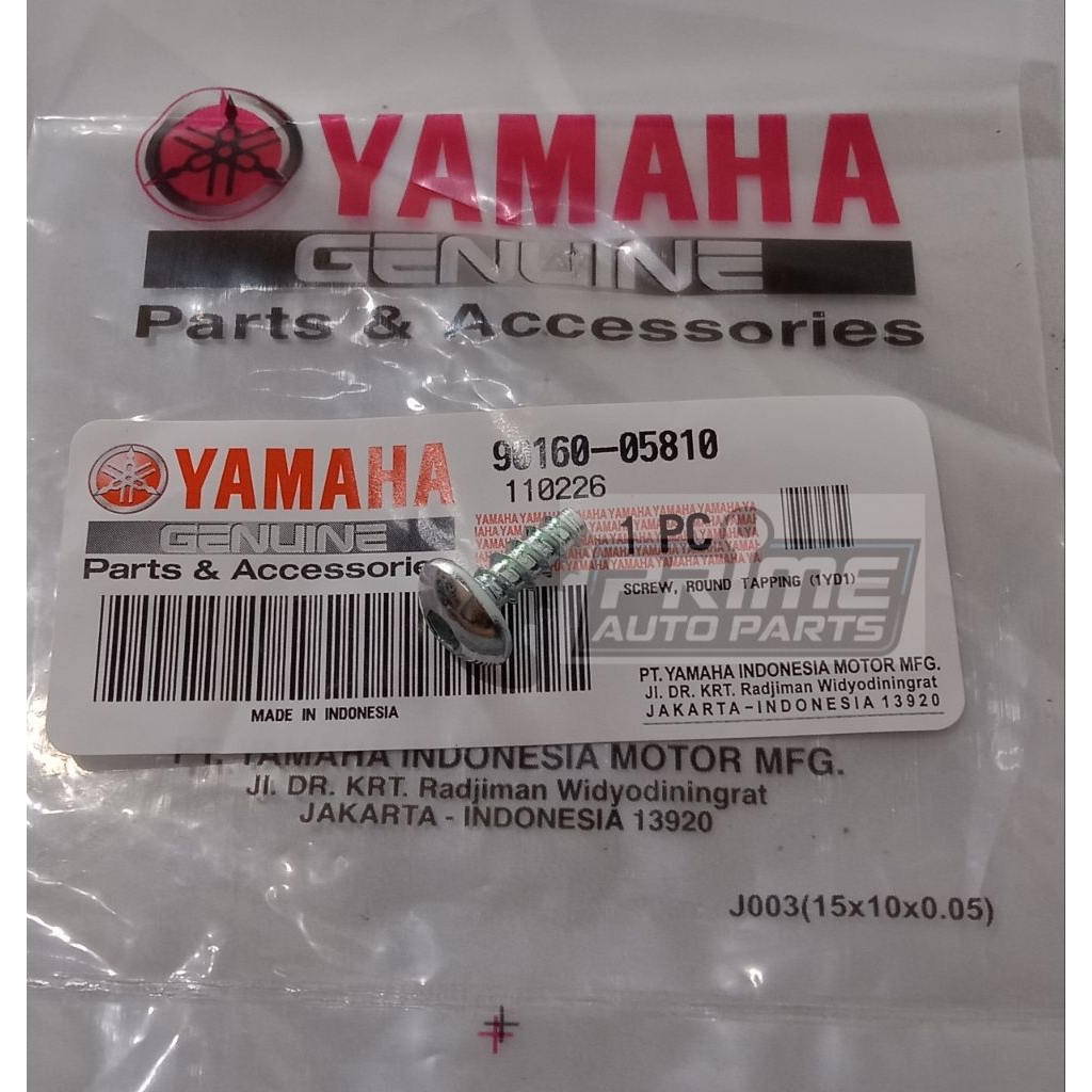 Baut L Cover Bodi Body NMAX New Aerox R25 MT25/Baut Cover Deltabox NMAX Original Asli Yamaha