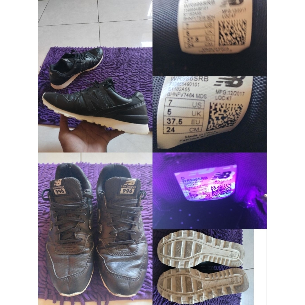 Sepatu Preloved Second Original New Balance NB 996 Size 37