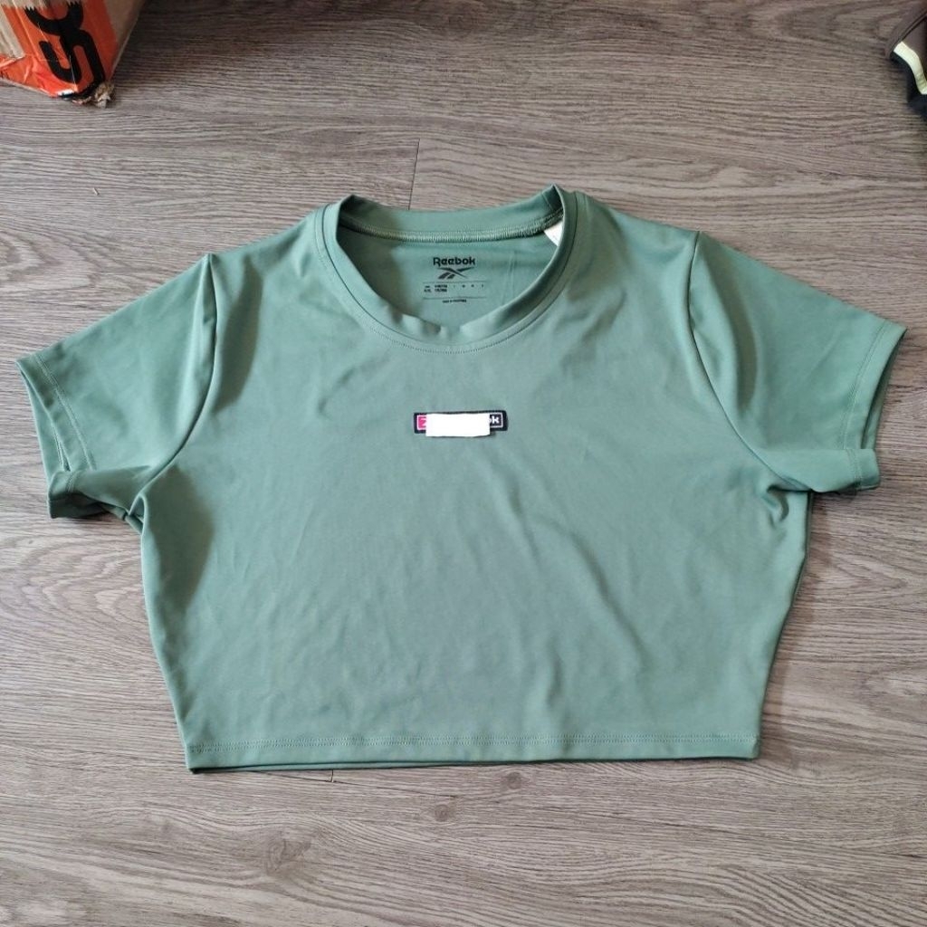 Crop Top R Lux Bold Crop Tee Green