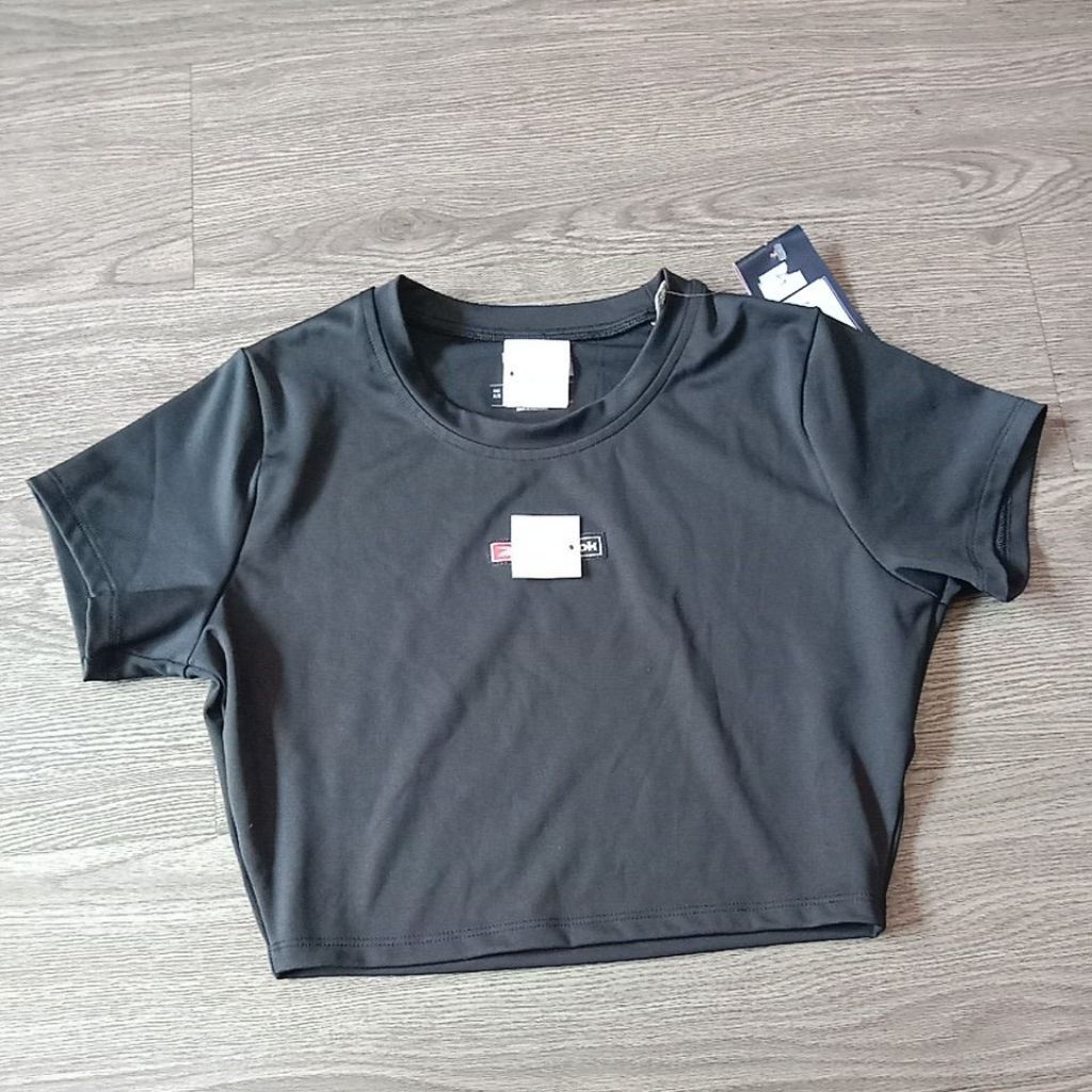 BRA R Lux Bold Crop Black