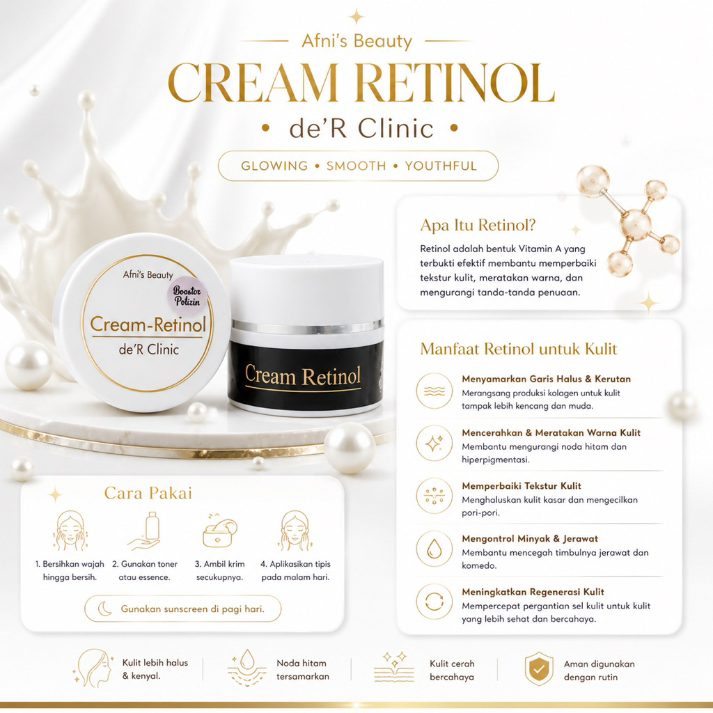 cream retinol pemutih wajah BPOM