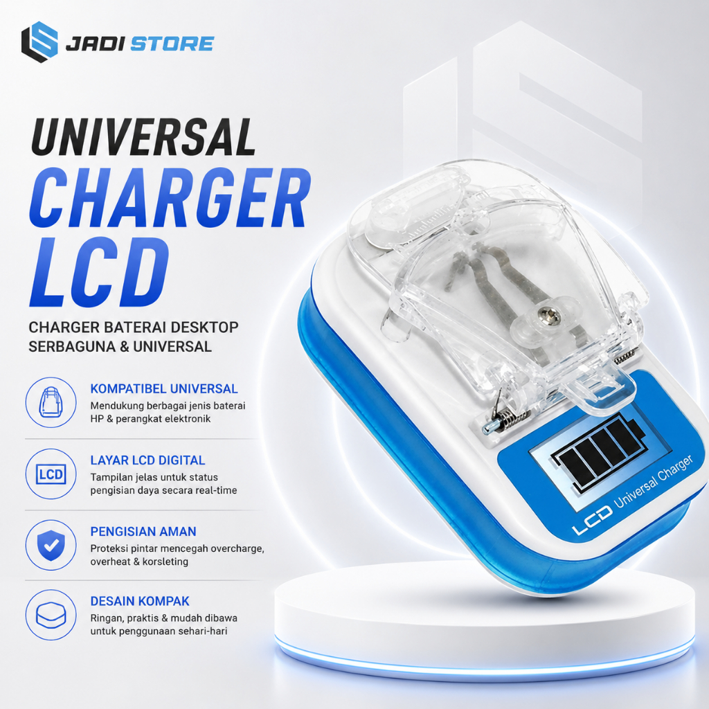 Charger Baterai Desktop Ces Kodok LCD Universal Charger Kodok Charger Kodon Charger HP Universal Cha