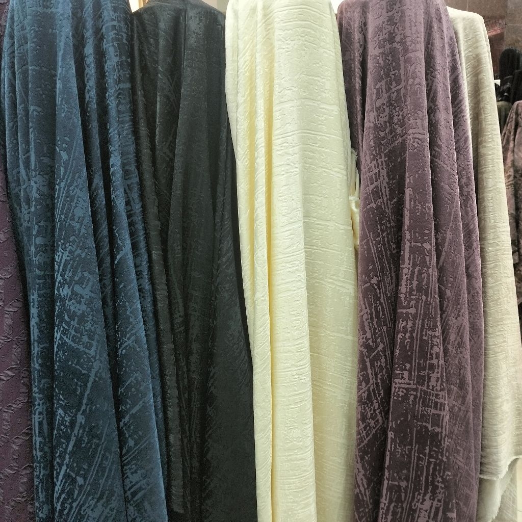 bahan kain Jacquard emboss premium/kain emboss motif