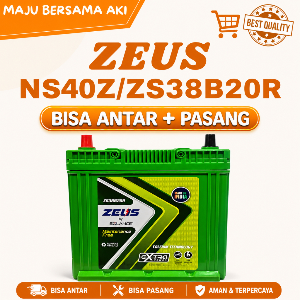Aki Mobil Hyundai Atoz GoldShine NS40Z Aki Kering