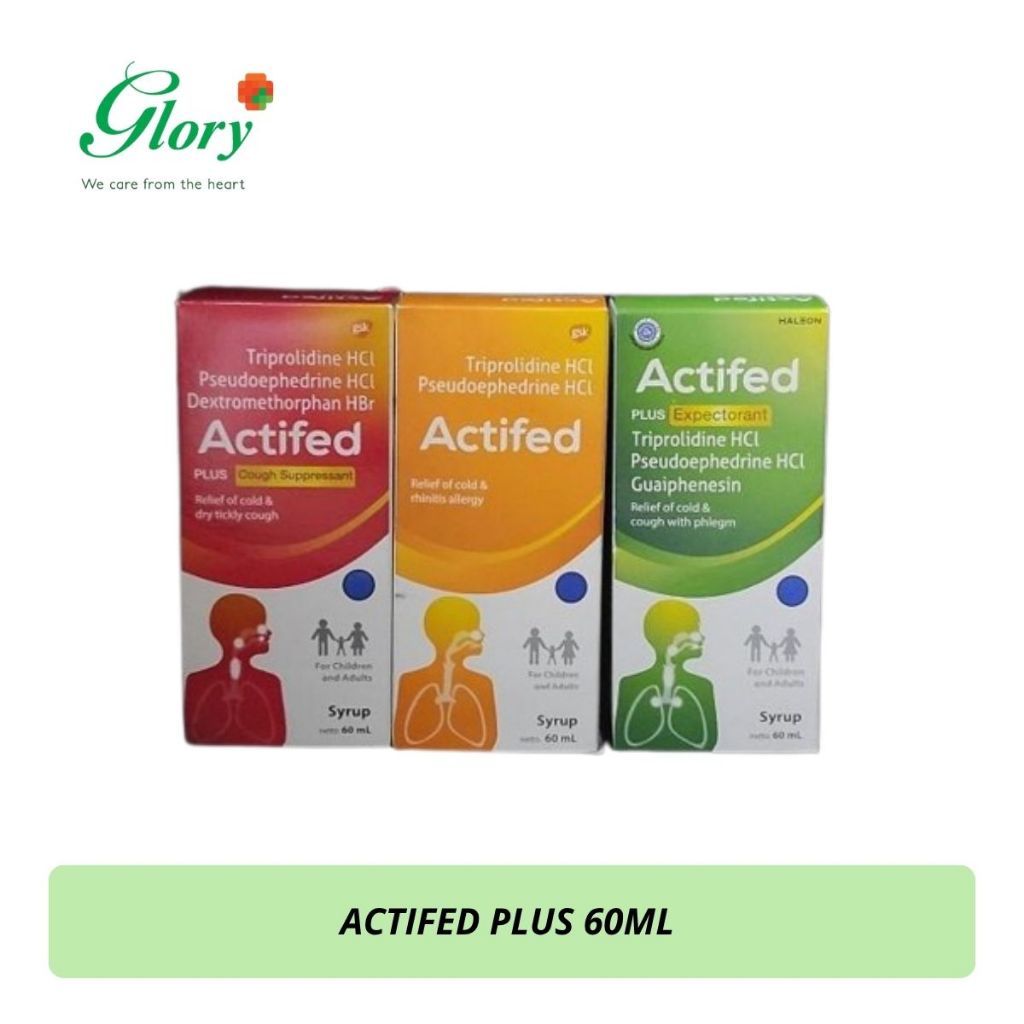Sirup Obat Batuk Pilek Dewasa & Anak ACTIFED 60ml