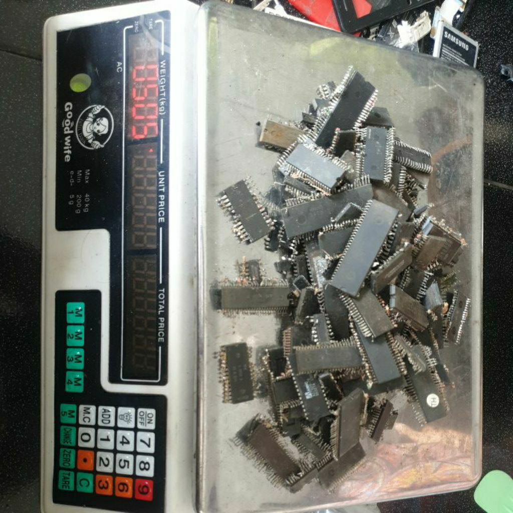 bahan olahan scrap IC KLABANG/CUCUK