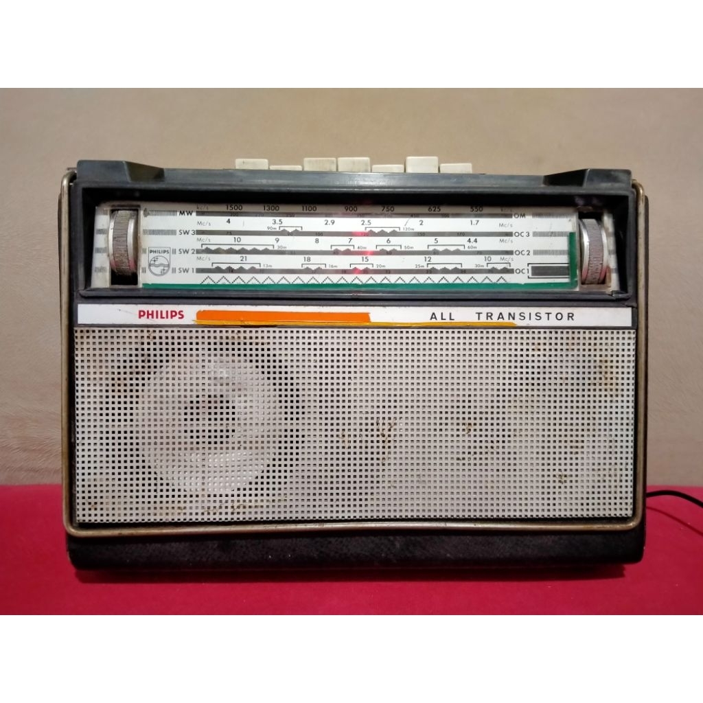 Radio Philips jadul nyala sudah FM