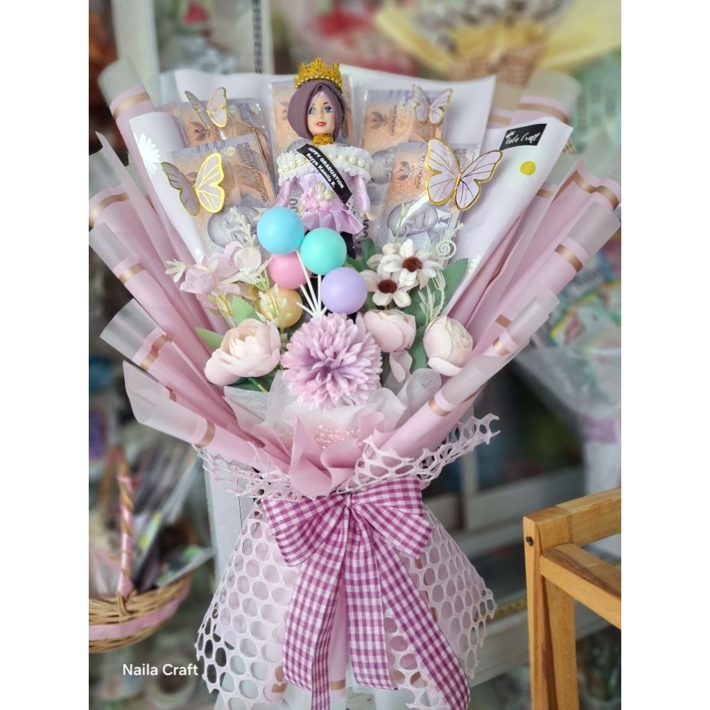 BUKET BARBIE GRADUATION || BUKET UANG || BARBIE ENGAGEMENT || BARBIE WEDDING