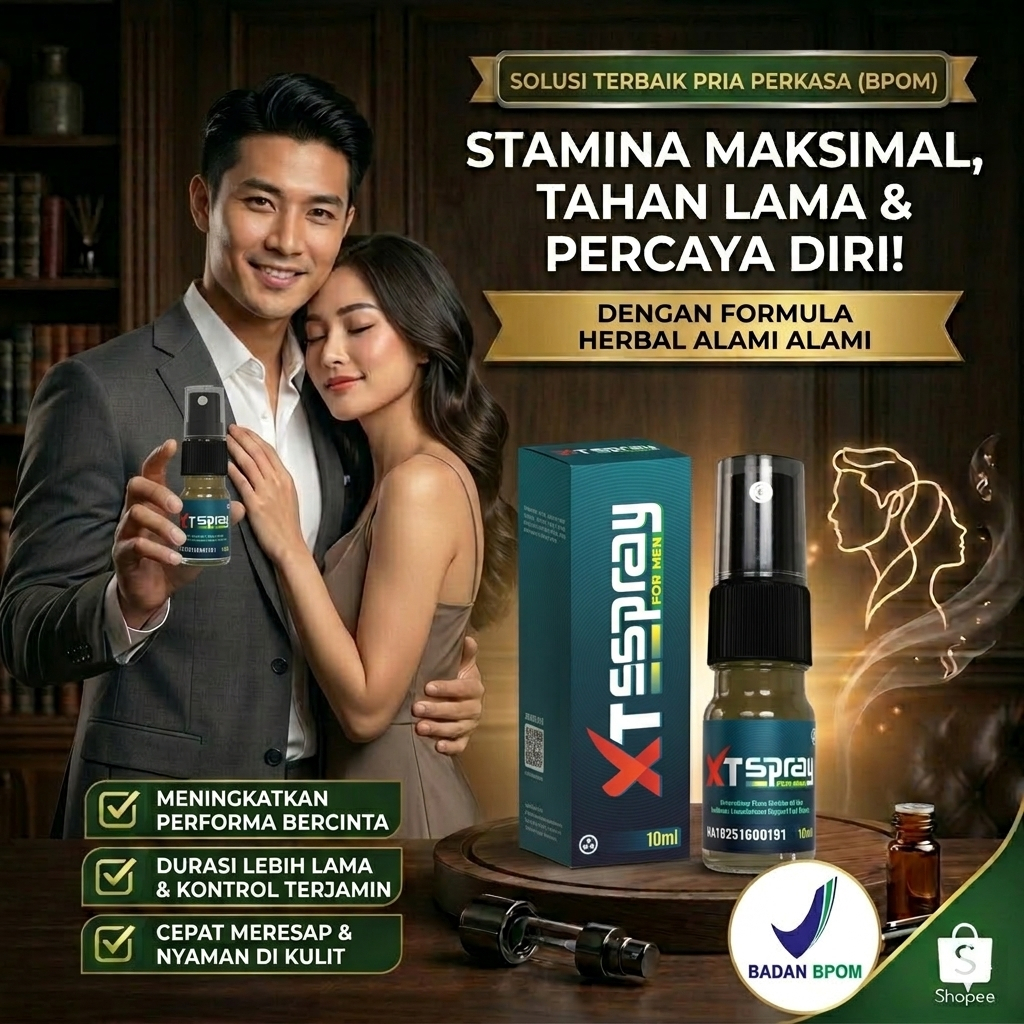 XT Spray Herba Oil Minyak Pijat Tahan Lama 10ml Privasi Aman