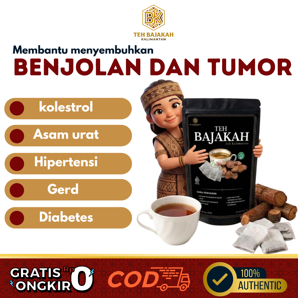[TERLARIS]Teh Bajakah Akar Bajakah Premium Borneo Asli Kalimantan Original 100%