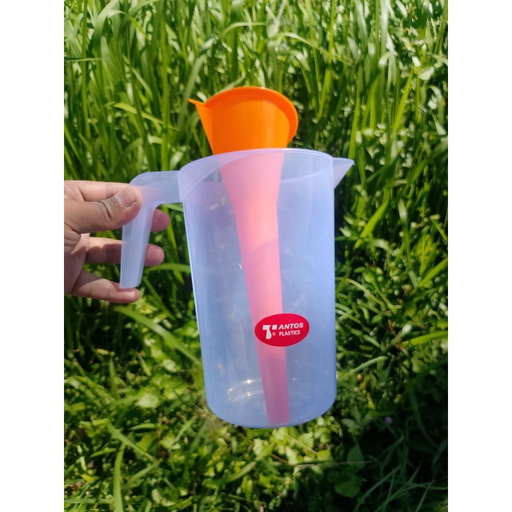 Paket 2in1 Corong Oli + Gelas Takaran 1000ml corong panjang bahan tebal gelas takar 1000ml