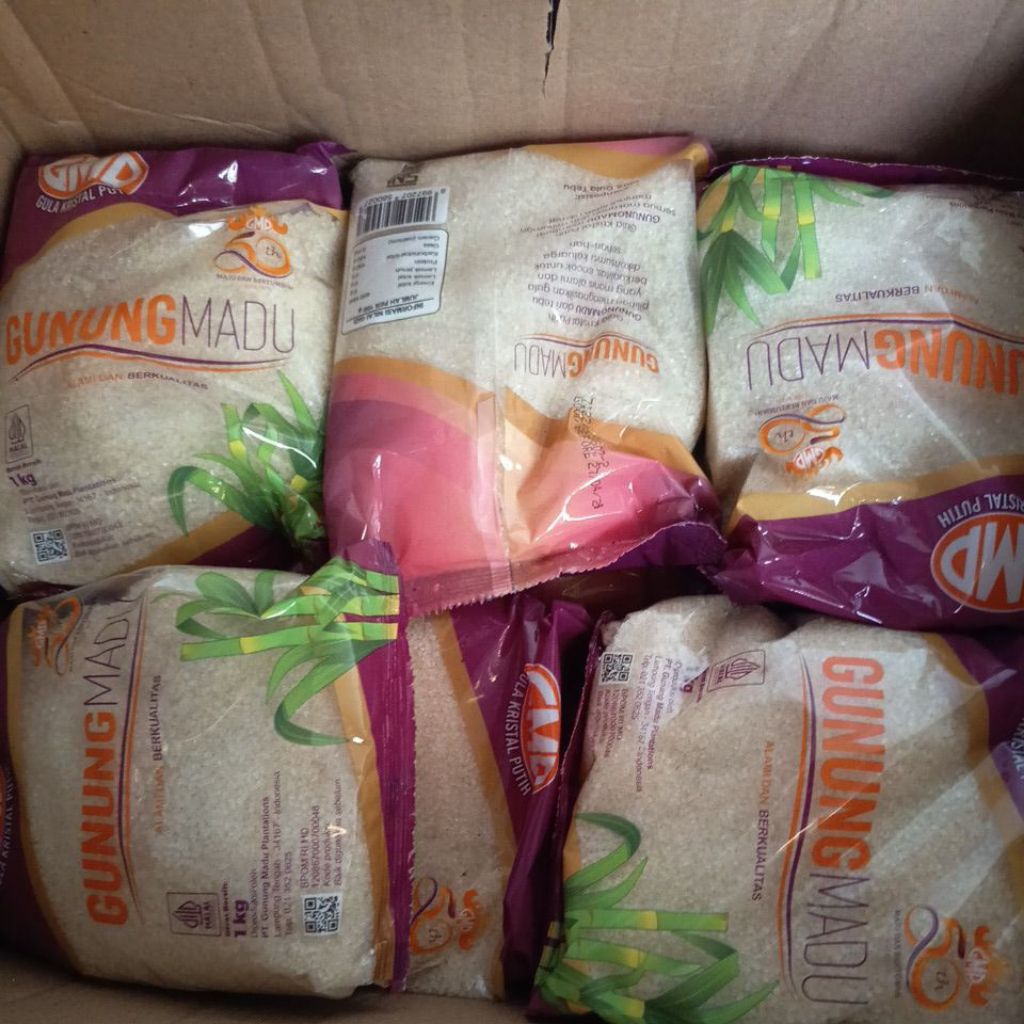 (1 dus) GMP Gula pasir Premium GMP 1 Dus 20kg